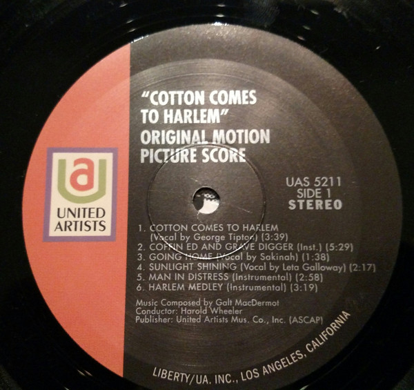Galt MacDermot - Cotton Comes To Harlem (Original Motion Picture Score) | United Artists Records (UAS 5211) - 3 Galt MacDermot - Cotton Comes To Harlem (Original Motion Picture Score) | United Artists Records (UAS 5211) - 3