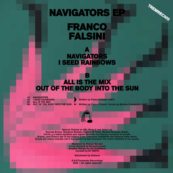 Franco Falsini - Navigators EP | Tremendo Recordings (TREMREC002) - 2