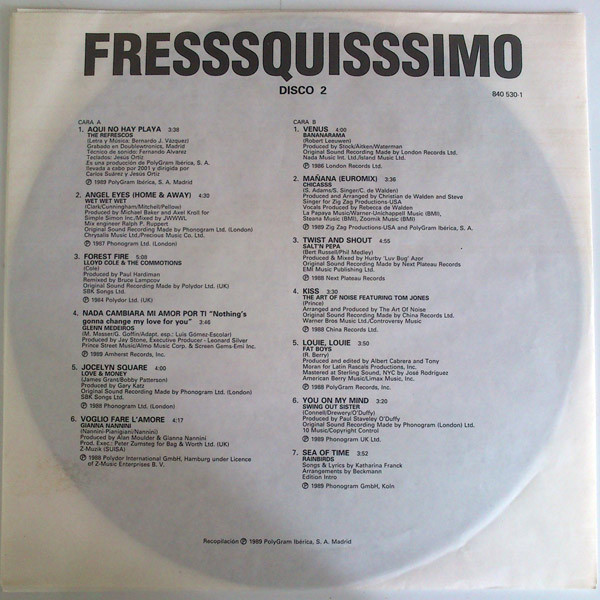 Various - Fresssquisssimo | Polystar (840 528-1) - 4