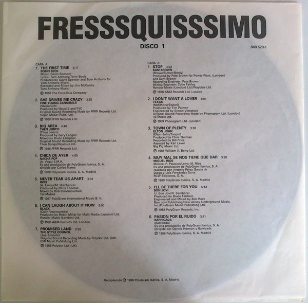 Various - Fresssquisssimo | Polystar (840 528-1) - 3