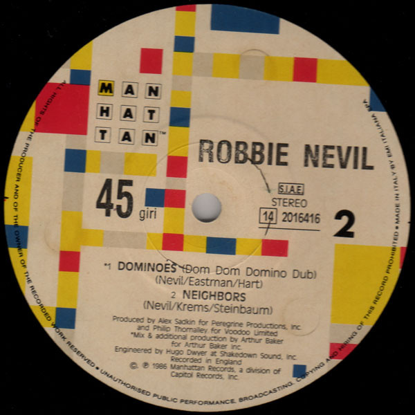 Robbie Nevil - Dominoes | Manhattan Records (14 2016416) - 3