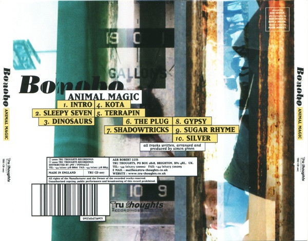 Bonobo - Animal Magic | Tru Thoughts (TRU CD 007) - 2 Bonobo - Animal Magic | Tru Thoughts (TRU CD 007) - 2