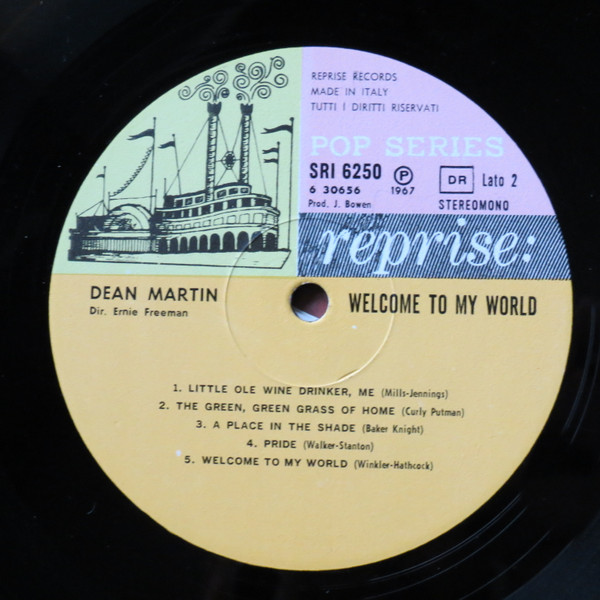 Dean Martin - Welcome To My World | Reprise Records (SRI 6250) - 4 Dean Martin - Welcome To My World | Reprise Records (SRI 6250) - 4