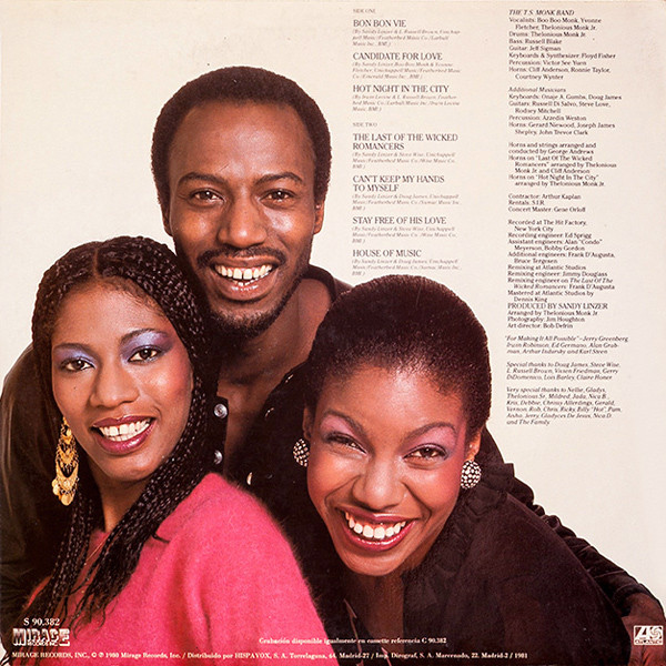 T.S. Monk - House Of Music | Mirage (S 90.382) - 2