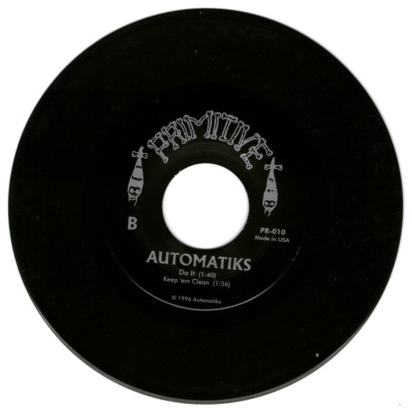 Automatiks - I Wanna Be A Car (7") [Vinyl] | Primitive Records (PR-010) - 3