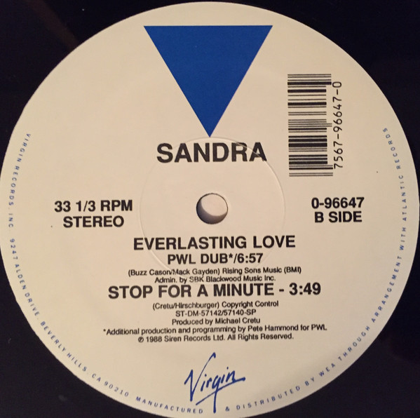 Sandra - Everlasting Love | Virgin (0-96647) - 4