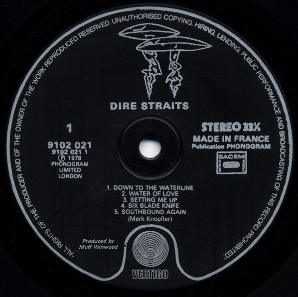 Dire Straits - Dire Straits | Vertigo (9102 021) - 2