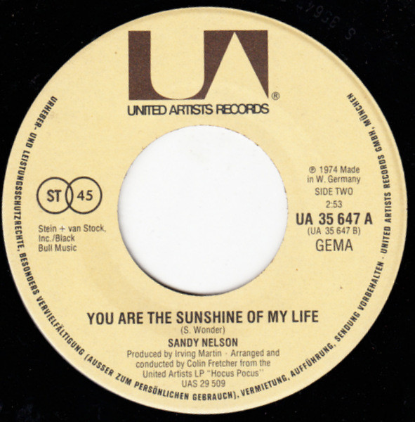 Sandy Nelson - Dance With The Devil | United Artists Records (UA 35 647 A) - 4