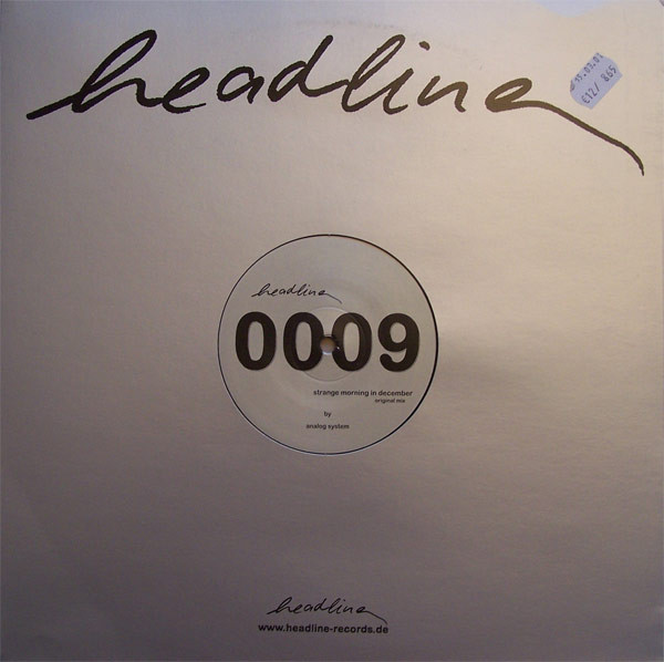Analog System - Strange Morning In December | Headline (hdr 0009) - 2