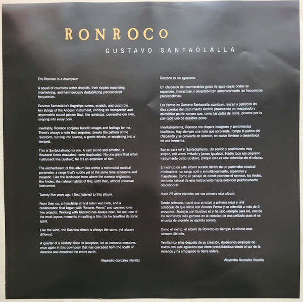 Gustavo Santaolalla - Ronroco | Nonesuch (075597901627) - 3 Gustavo Santaolalla - Ronroco | Nonesuch (075597901627) - 3