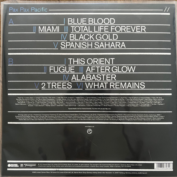 Foals - Total Life Forever | Transgressive Records (5021732758446) - 3