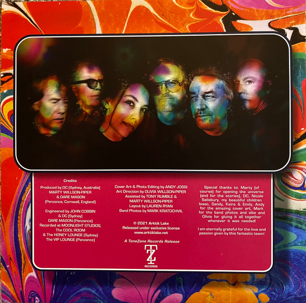 Arktik Lake Feat. Marty Willson-Piper & Nigel Macara - Shimmer LP | Tonezone Records (ALZR0001) - 3
