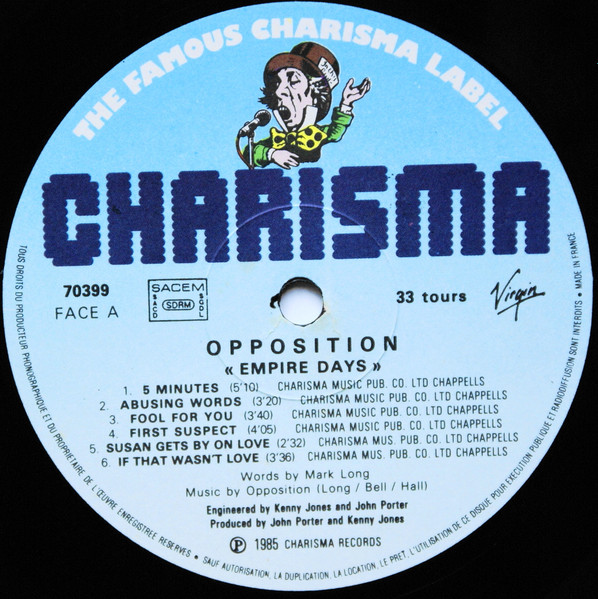 Opposition - Empire Days | Virgin (70399) - 4 Opposition - Empire Days | Virgin (70399) - 4