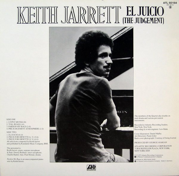 Keith Jarrett - El Juicio (The Judgement) | Atlantic (ATL 50 154) - 2
