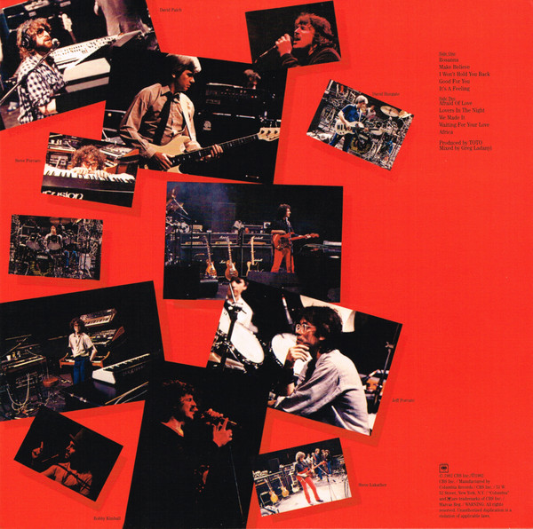 Toto - Toto IV | Speakers Corner Records (FC 37728) - main