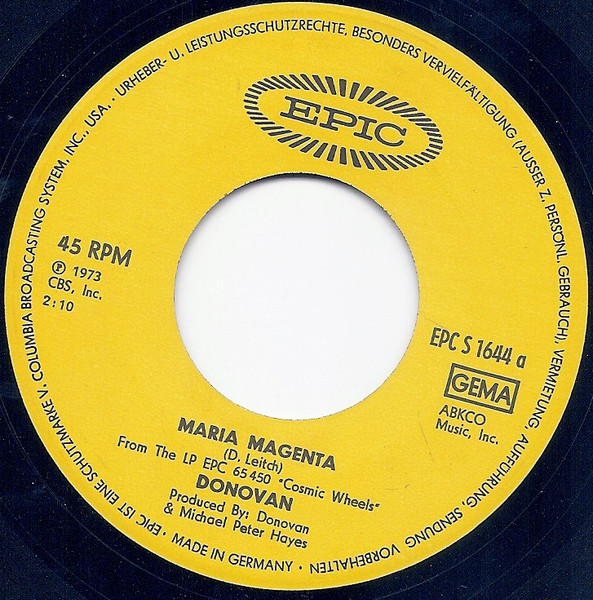 Donovan - Maria Magenta | Epic (EPC S 1644) - 3