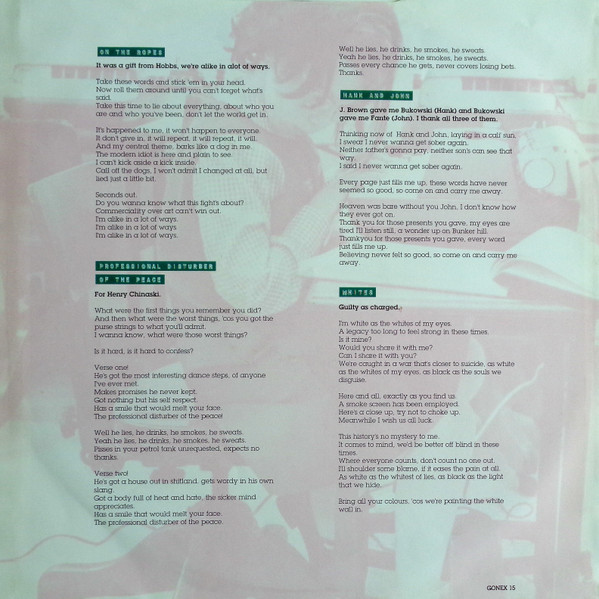 The Wonder Stuff - On The Ropes E.P. | Polydor (GONEX 15) - 2