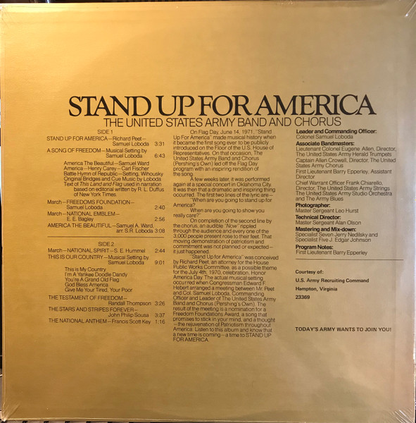 The United States Army Band , The United States Army Chorus - Stand Up For America | Not On Label (S1972) - 2 The United States Army Band , The United States Army Chorus - Stand Up For America | Not On Label (S1972) - 2
