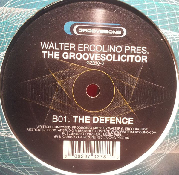 Walter Ercolino Pres. The Groovesolicitor - The Charge | Groove Zone (GZ010-6) - 2