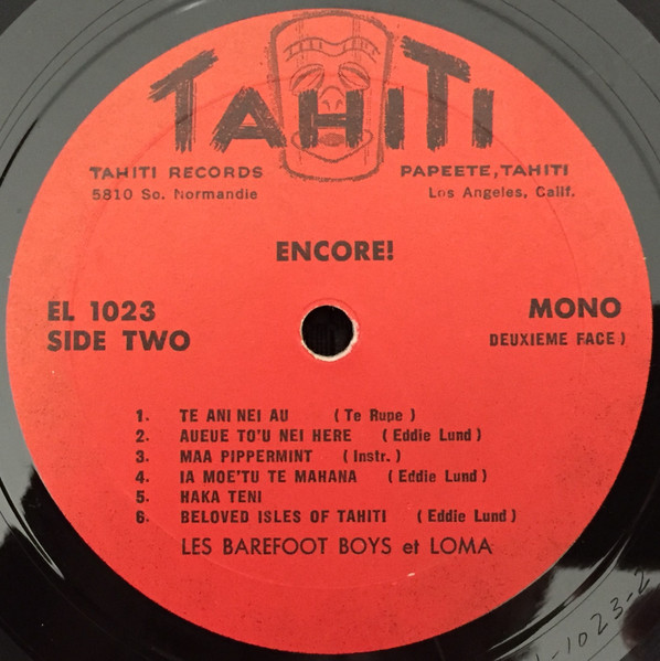 Les Barefoot Boys Et Loma - Encore! | Tahiti Records (EL 1023) - 4 Les Barefoot Boys Et Loma - Encore! | Tahiti Records (EL 1023) - 4