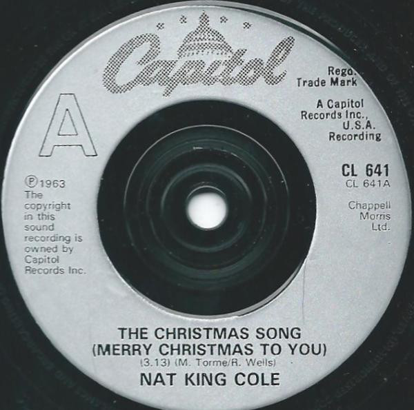 Nat King Cole - The Christmas Song (Merry Christmas To You) | Capitol Records (CL 641) - 3 Nat King Cole - The Christmas Song (Merry Christmas To You) | Capitol Records (CL 641) - 3
