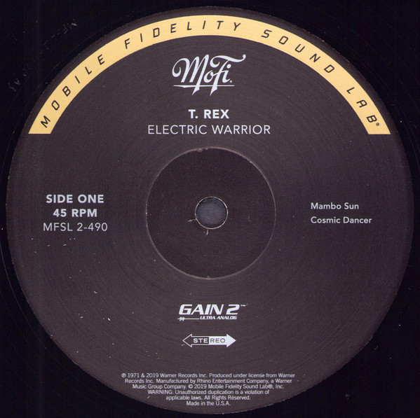T. Rex - Electric Warrior | Mobile Fidelity Sound Lab (MFSL 2-490) - 4