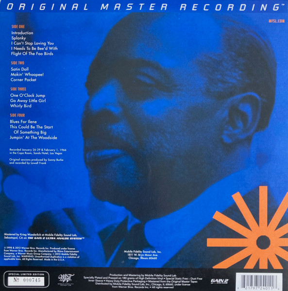 Count Basie - Live At The Sands (Before Frank) | Mobile Fidelity Sound Lab (MFSL 2-401) - 4