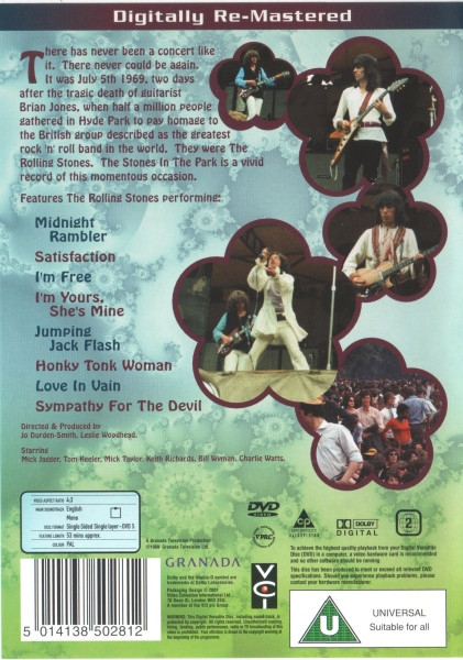 The Rolling Stones - The Stones In The Park | Granada Television (GVD012) - 2 The Rolling Stones - The Stones In The Park | Granada Television (GVD012) - 2