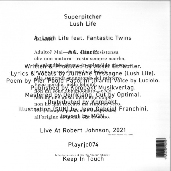Superpitcher - Lush Life | Live at Robert Johnson (Playrjc 074) - main Superpitcher - Lush Life | Live at Robert Johnson (Playrjc 074) - main