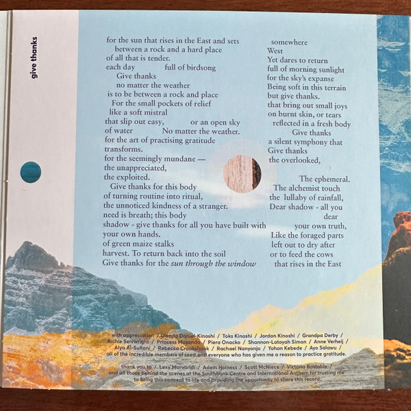 SEED Ensemble With Niknak & London Contemporary Orchestra - Gratitude | International Anthem Recording Company (IARC0081) - 3 SEED Ensemble With Niknak & London Contemporary Orchestra - Gratitude | International Anthem Recording Company (IARC0081) - 3