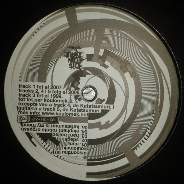Koulomek , Motorheidi - Discontinu 001 | Discontinu Records (Discontinu 001)