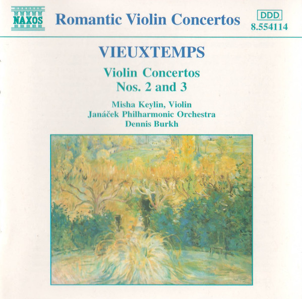 Henri Vieuxtemps / Misha Keylin , Janacek Philharmonic Orchestra , Dennis Burkh - Violin Concertos Nos. 2 And 3 | Naxos (8.554114) - main