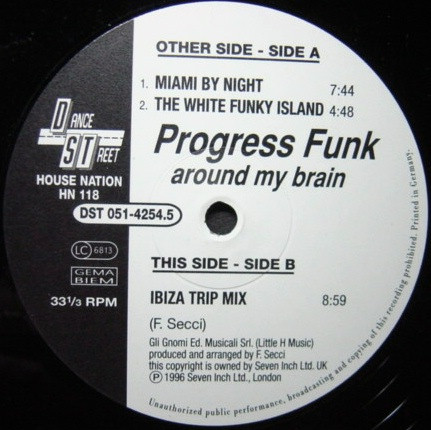 Progress Funk - Around My Brain | House Nation (HN 118)