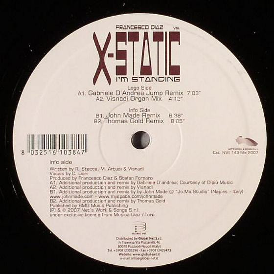 Francesco Diaz vs. X-Static - I'm Standing | Net's Work International (NWI 143 Mix 2007) - 2 Francesco Diaz vs. X-Static - I'm Standing | Net's Work International (NWI 143 Mix 2007) - 2