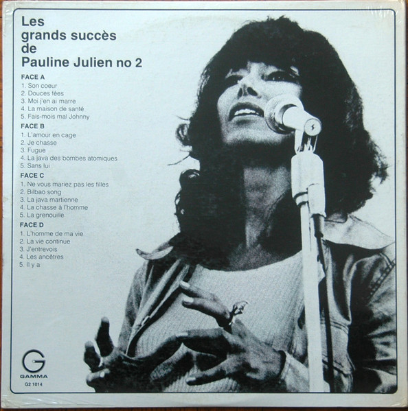Pauline Julien - Les Grands Succès De Pauline Julien N° 2 | Gamma (G2 1014) - 2
