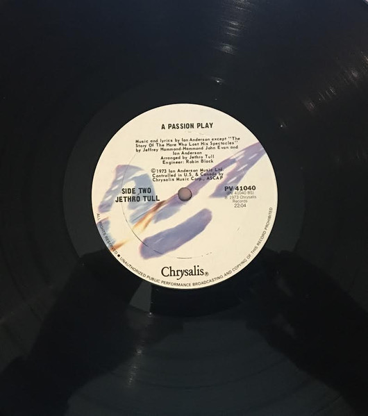 Jethro Tull - A Passion Play | Chrysalis (PV 41040) - 3