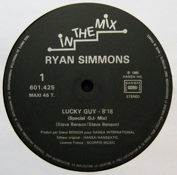 Ryan Simmons - Lucky Guy | In The Mix (601 425) - 3 Ryan Simmons - Lucky Guy | In The Mix (601 425) - 3