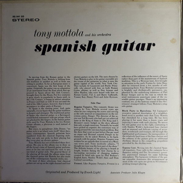 Tony Mottola And His Orchestra - Spanish Guitar | Command (298 027) - 2 Tony Mottola And His Orchestra - Spanish Guitar | Command (298 027) - 2