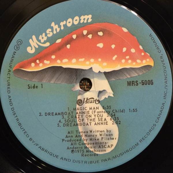 Heart - Dreamboat Annie | Mushroom Records (MRS-5005) - 4 Heart - Dreamboat Annie | Mushroom Records (MRS-5005) - 4