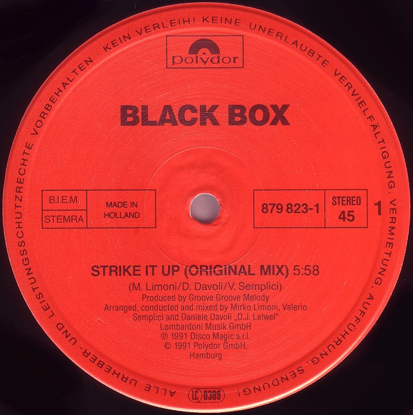 Black Box - Strike It Up | Polydor (879 823-1) - 3 Black Box - Strike It Up | Polydor (879 823-1) - 3
