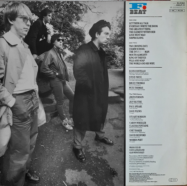 Elvis Costello & The Attractions - Punch The Clock | F-Beat (ZL25464) - 2