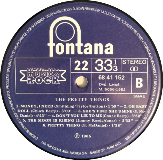 The Pretty Things - The Best Of The Pretty Things LP SIGNED | Fontana (68 41 152) - 4 The Pretty Things - The Best Of The Pretty Things LP SIGNED | Fontana (68 41 152) - 4