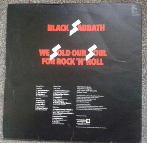 Black Sabbath - We Sold Our Soul For Rock 'N' Roll | NEMS (6641 335) - 2