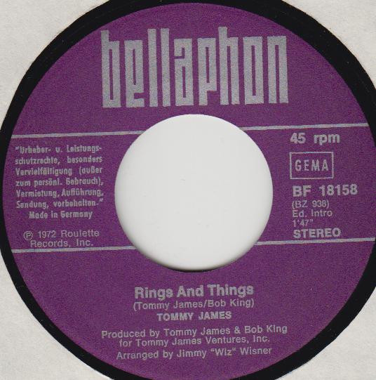 Tommy James - Boo, Boo, Don't 'Cha Be Blue | Bellaphon (BF 18158) - 3
