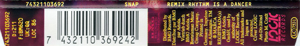 Snap! - Rhythm Is A Dancer (Remix) | Logic Records (LOC 86) - 2