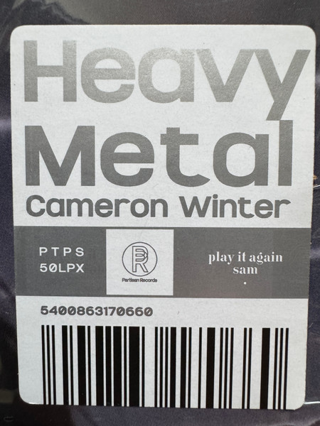 Cameron Winter - Heavy Metal | Partisan Records (PTPS50LP) - 3