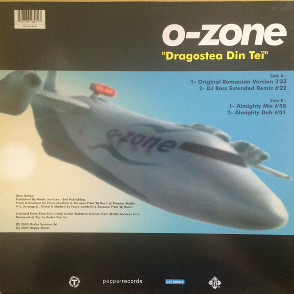 O-Zone - Dragostea Din Teï | Jive (82876618401) - 2 O-Zone - Dragostea Din Teï | Jive (82876618401) - 2