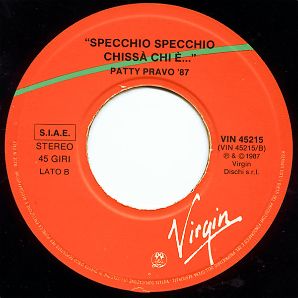 Patty Pravo - Pigramente Signora | Virgin (VIN 45215) - 4