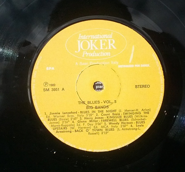 Various - Big Bands, The Blues Vol. 5 | Joker (SM 3951) - 4