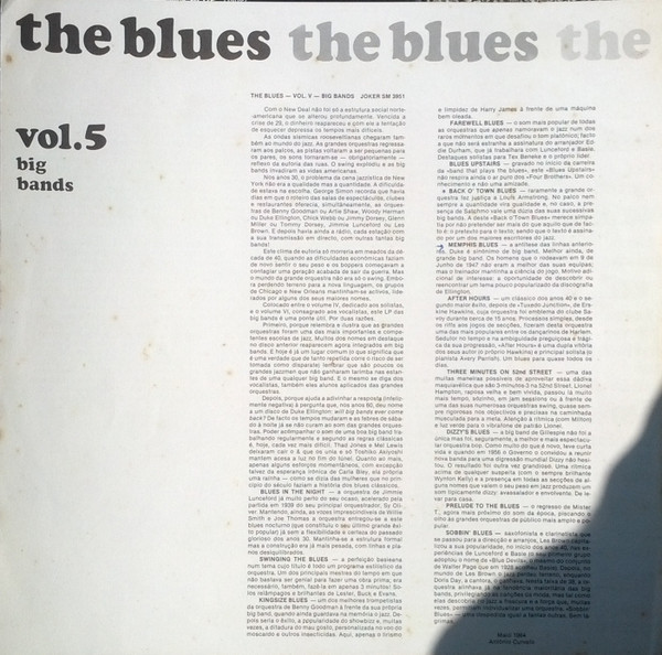 Various - Big Bands, The Blues Vol. 5 | Joker (SM 3951) - 3